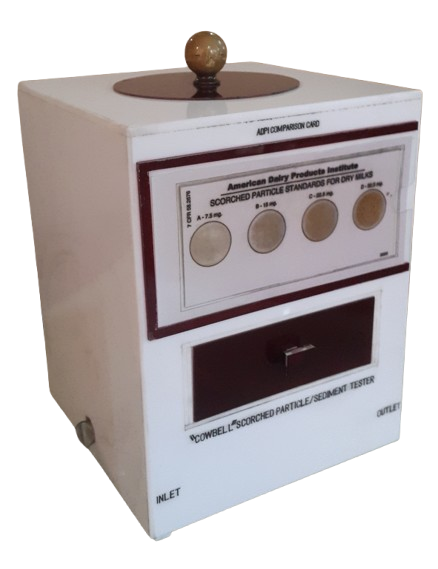 Cowbell sediment tester