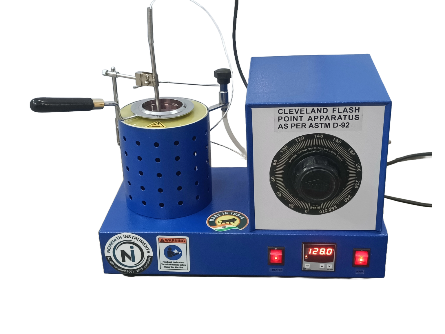 Cleveland opencup flash point apparatus