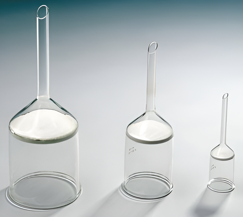 Sintered glass buchner funnel