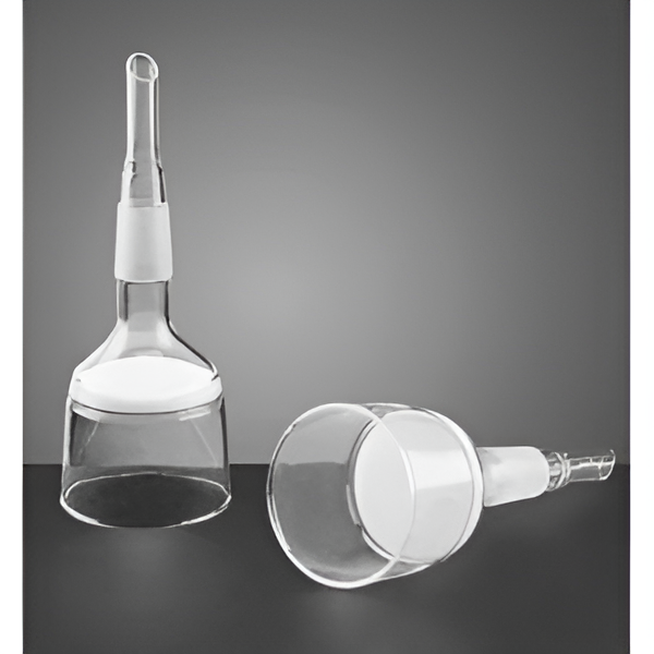 Sintered glass buchner funnel with IC  cone at stem
