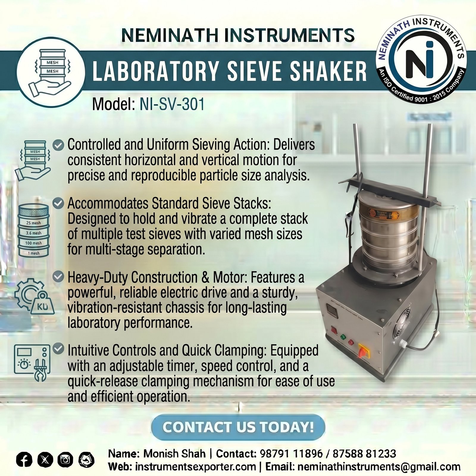 Laboratory Sieve Shaker
